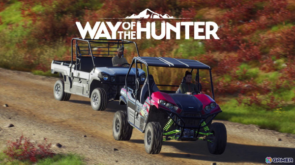 「Way of the Hunter」急斜面や荒れた地形に強いカワサキUTVを収録したDLC「Kawasaki UTV Pack」が配信！の画像1