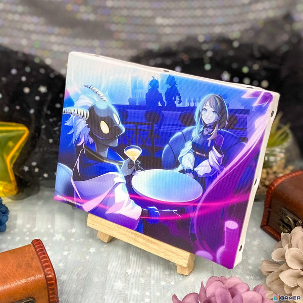 「BAR ステラアビス」缶バッジやアクスタなどの新グッズがeeo Storeで発売！描き下ろしイラストを使った公式Tシャツも登場の画像