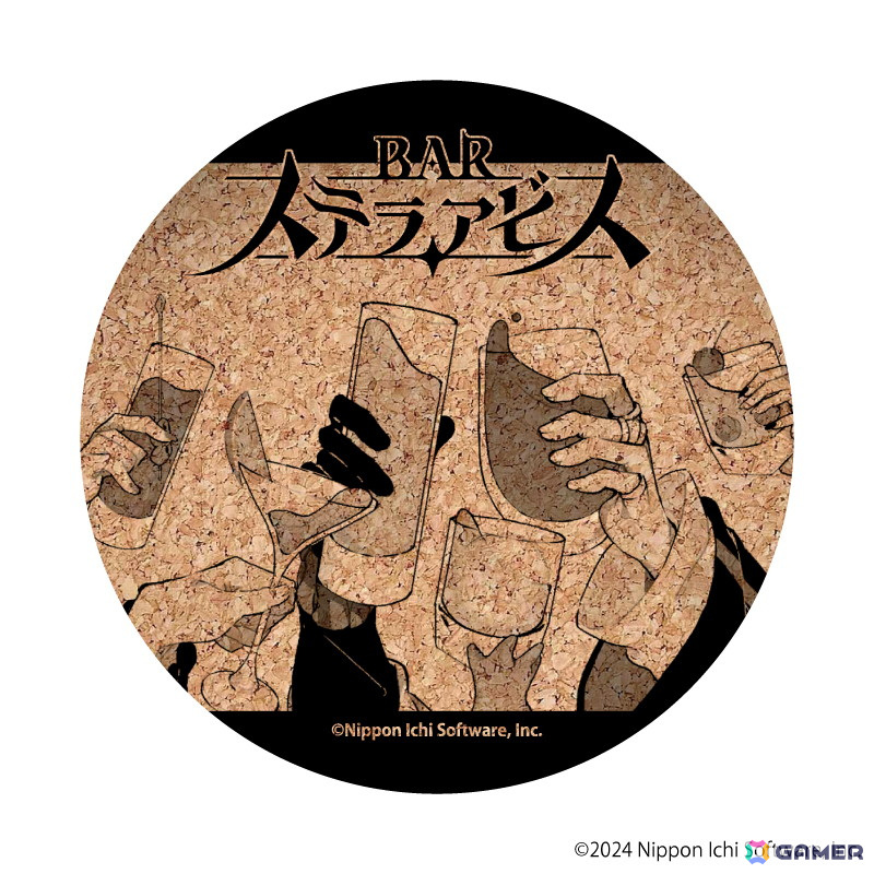 「BAR ステラアビス」缶バッジやアクスタなどの新グッズがeeo Storeで発売！描き下ろしイラストを使った公式Tシャツも登場の画像