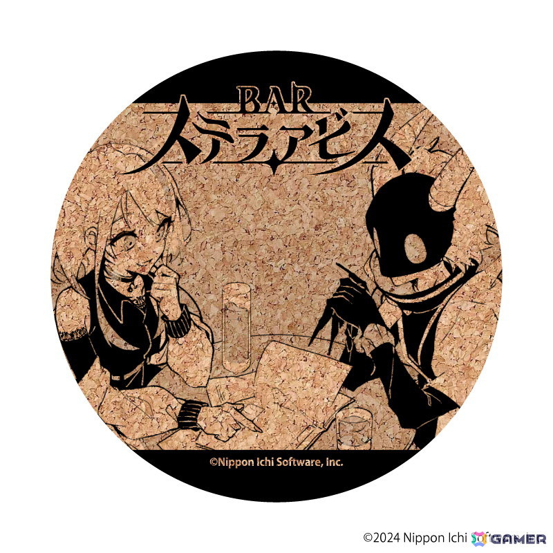 「BAR ステラアビス」缶バッジやアクスタなどの新グッズがeeo Storeで発売！描き下ろしイラストを使った公式Tシャツも登場の画像