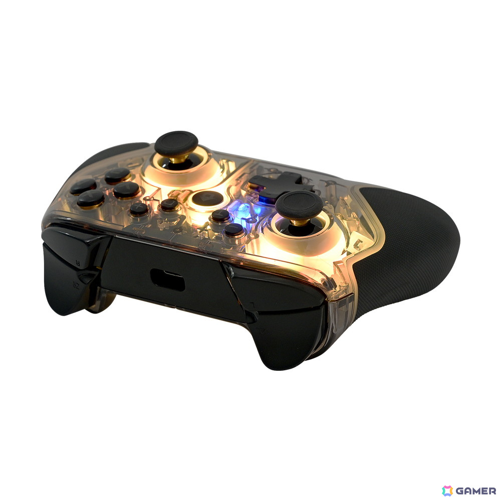 クリアボディ×LED発光が映える「Switch用ワイヤレスネオンコントローラーPro」が発売！ZL/ZRボタンのストローク切り替え機能を搭載の画像4