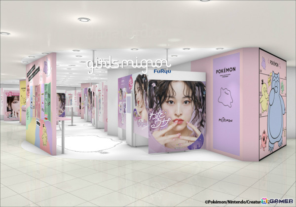ポケモンがSHIBUYA109のプリ機専門店「girls mignon」を期間限定でジャック！カラフル＆ポップな店内はフォトスポットとしても可愛さ抜群の画像3
