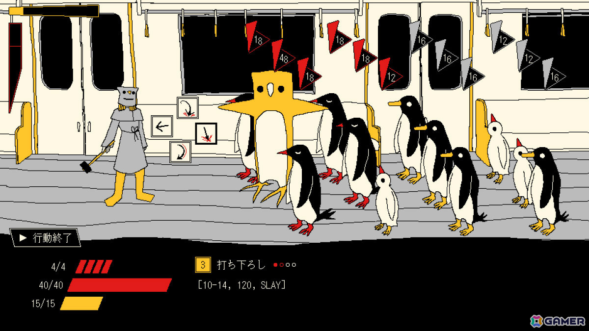 「ファミレスを享受せよ」の月刊湿地帯によるローグライクRPG「METRO PENGUIN EUTOPIA」がBitSummit Driftに出展！の画像2