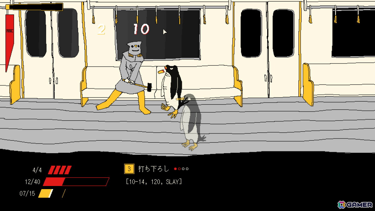「ファミレスを享受せよ」の月刊湿地帯によるローグライクRPG「METRO PENGUIN EUTOPIA」がBitSummit Driftに出展！の画像5