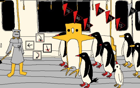 「ファミレスを享受せよ」の月刊湿地帯によるローグライクRPG「METRO PENGUIN EUTOPIA」がBitSummit Driftに出展！