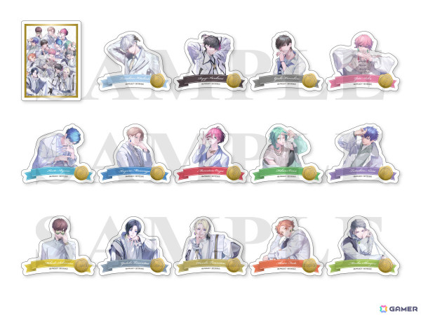「B-PROJECT」Birthday Project「Time」の撮りおろしビジュアルを使用したキャラファイングラフが発売決定！の画像2