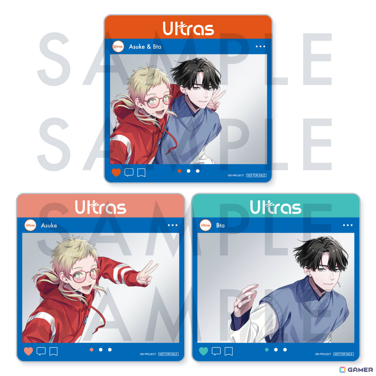 「B-PROJECT」Birthday Project「Time」の撮りおろしビジュアルを使用したキャラファイングラフが発売決定!の画像