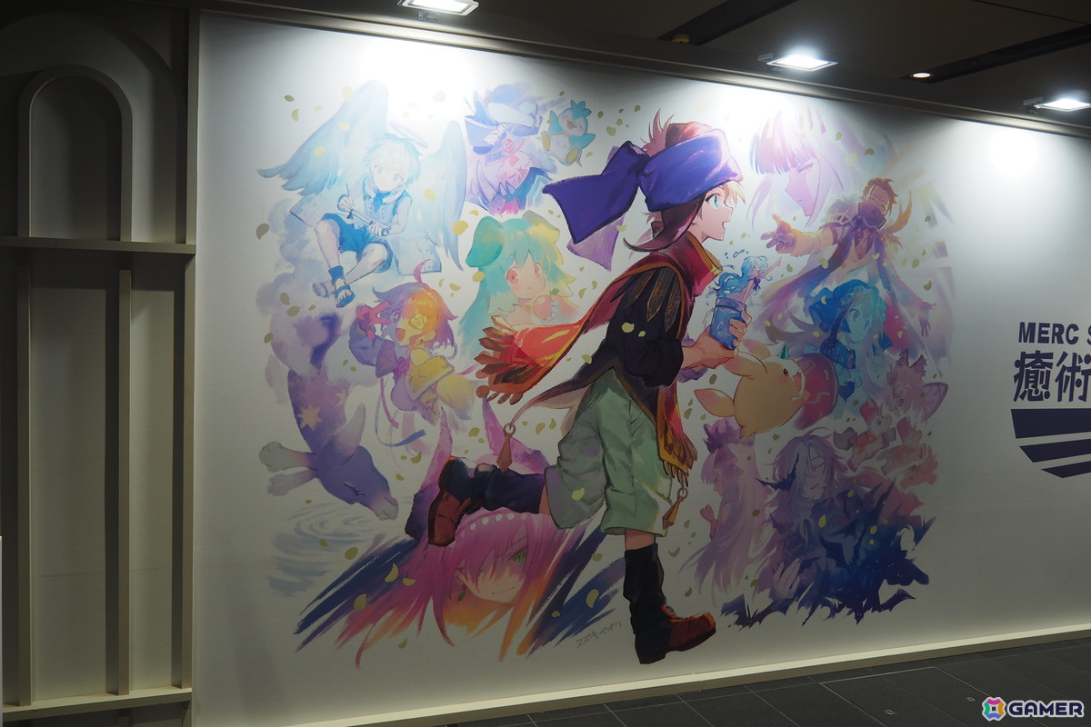 「メルクストーリア」10年の歴史をふんだんに盛り込んだ展示に加え、メルクとの記念撮影も!「MERC STORIA 10th Anniversary 癒術士と10年の輝跡展」レポートの画像