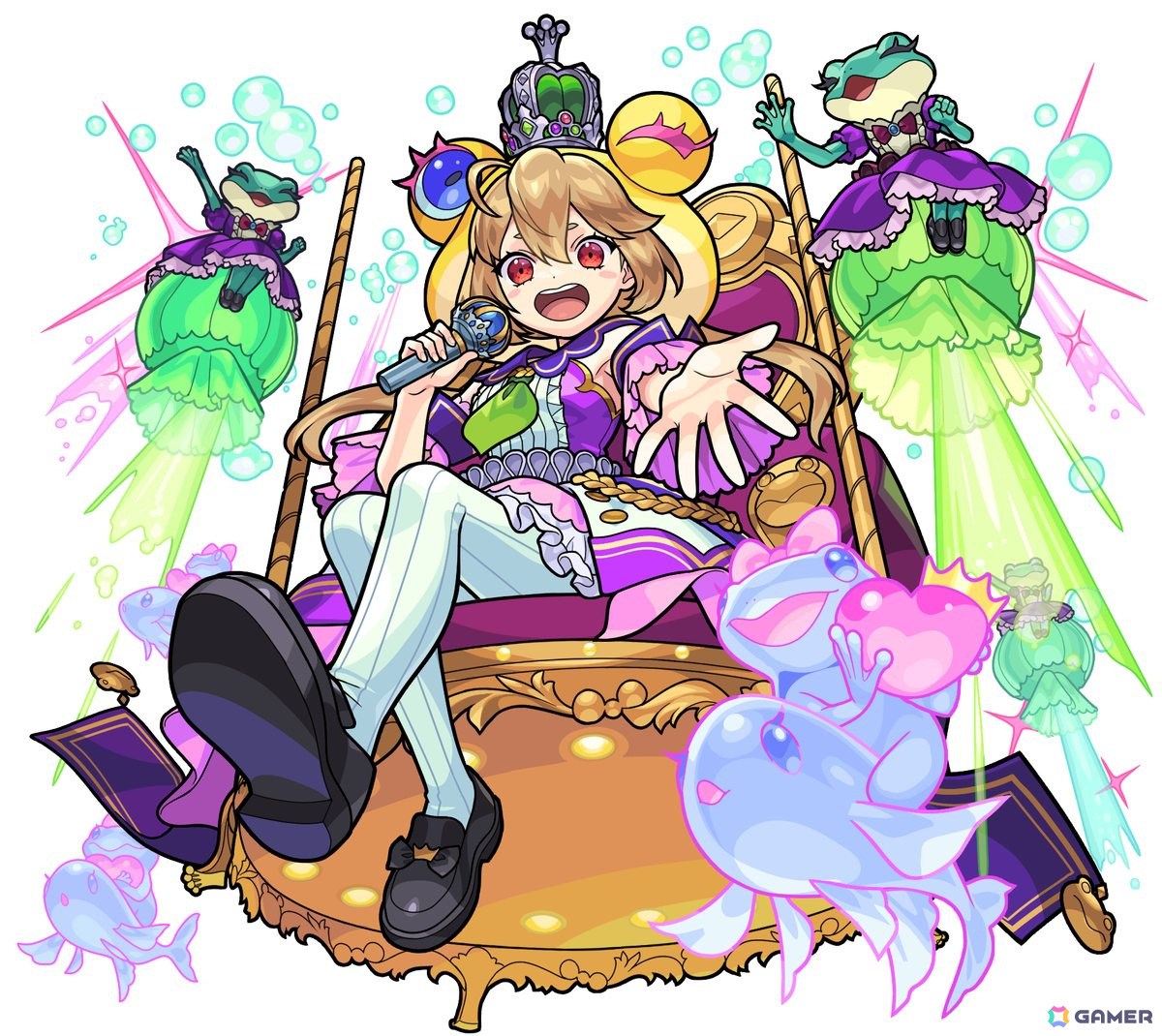 闇属性★6 IF 世界の愛を届けし蛙のアイドル女王 ケロン α(獣神化・改)