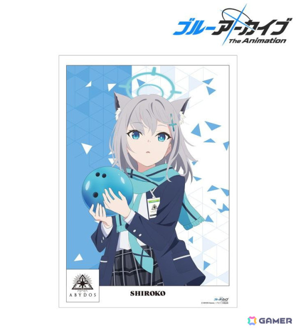 アニメ「ブルアカ」と「ROUND1」による描き下ろしコラボアイテムが予約受付中！等身大タペストリー、マルチデスクマットなど盛りだくさんの画像11