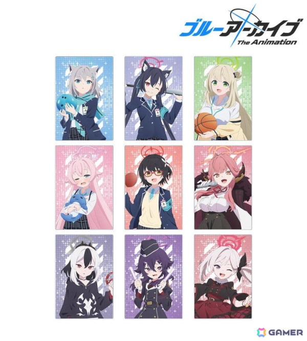 アニメ「ブルアカ」と「ROUND1」による描き下ろしコラボアイテムが予約受付中！等身大タペストリー、マルチデスクマットなど盛りだくさんの画像2