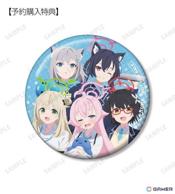 アニメ「ブルアカ」と「ROUND1」による描き下ろしコラボアイテムが予約受付中！等身大タペストリー、マルチデスクマットなど盛りだくさんの画像5