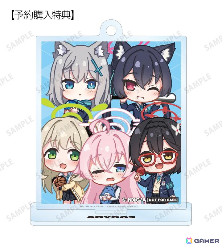 アニメ「ブルアカ」と「ROUND1」による描き下ろしコラボアイテムが予約受付中!等身大タペストリー、マルチデスクマットなど盛りだくさんの画像