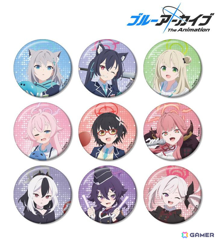 アニメ「ブルアカ」と「ROUND1」による描き下ろしコラボアイテムが予約受付中!等身大タペストリー、マルチデスクマットなど盛りだくさんの画像
