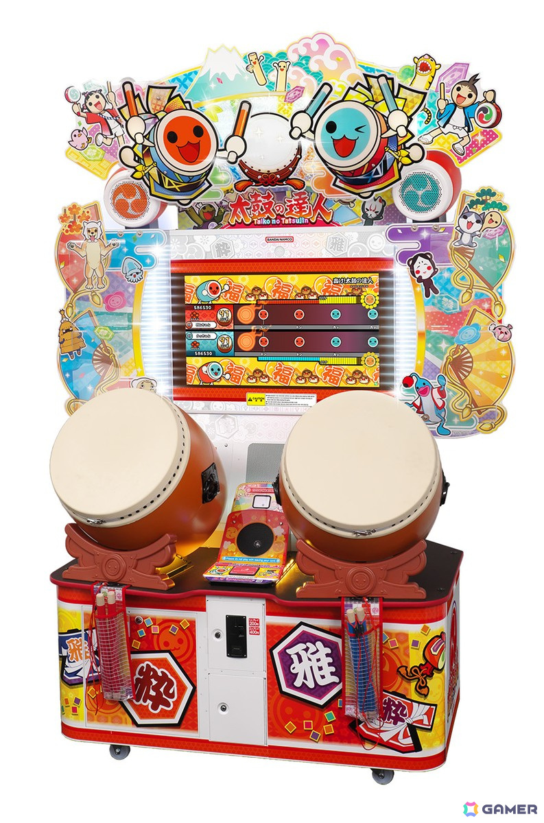 太鼓の達人 アーケード 筐体POP アーケードゲーム機「太鼓の達人」が北米地域でも展開！2024年11月より