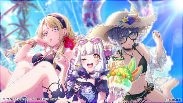 「グルミク」ネオ、ソフィア、エルシィが描き下ろし水着イラストで登場！「Dive into the Blue Abyss」が開催の画像2