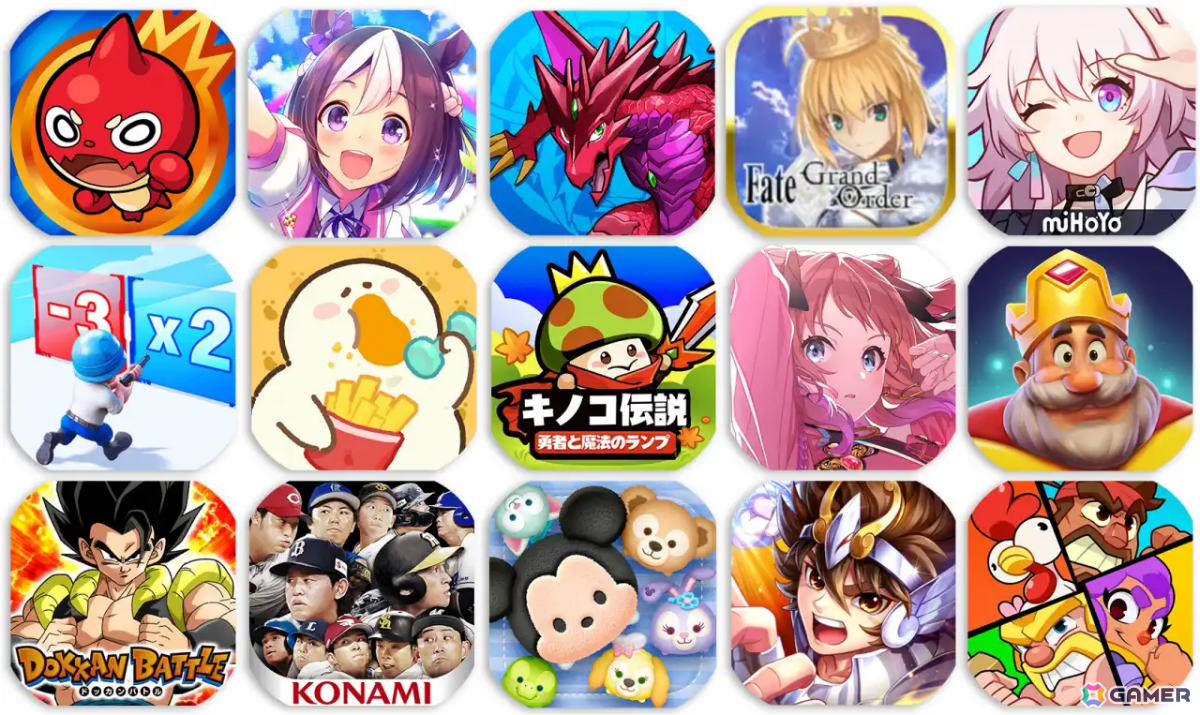 モンスト」が2024年上半期の国内モバイルゲーム収益ランキングで1位に――DL数では「ぽちゃガチョ！」「学マス」「キノコ伝説」などの新作がランクイン  | Gamer