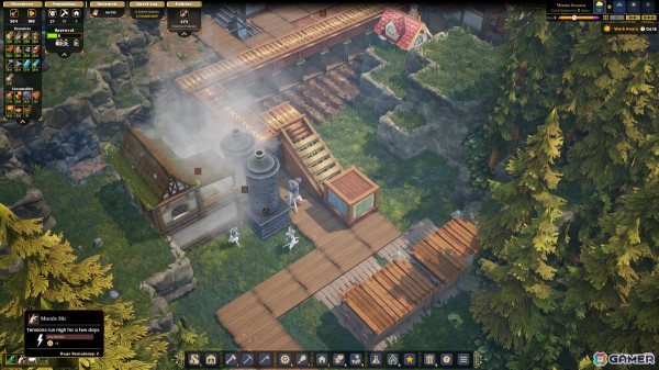帝国主義的なネコの圧政に立ち向かうネズミたちによるシティービルダーゲーム「Whiskerwood」がSteam向けに早期アクセスを実施予定！の画像