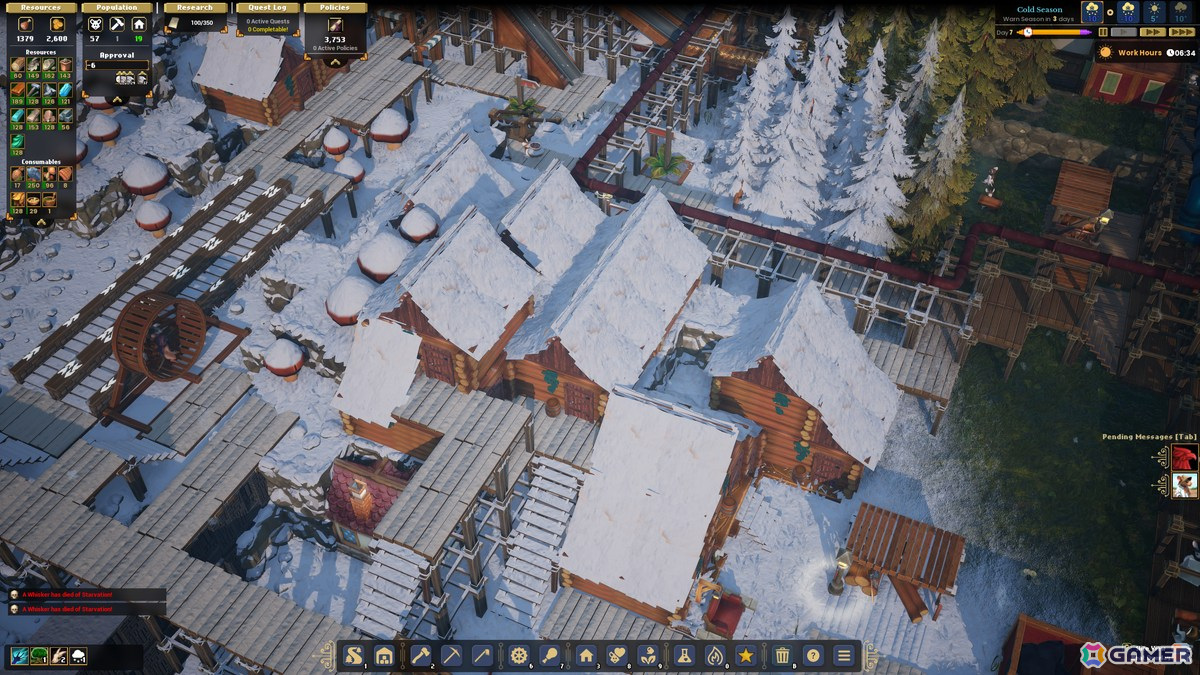 帝国主義的なネコの圧政に立ち向かうネズミたちによるシティービルダーゲーム「Whiskerwood」がSteam向けに早期アクセスを実施予定！の画像