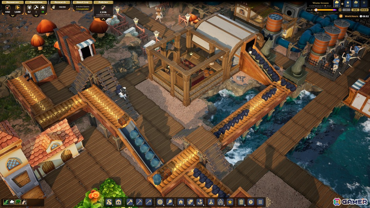 帝国主義的なネコの圧政に立ち向かうネズミたちによるシティービルダーゲーム「Whiskerwood」がSteam向けに早期アクセスを実施予定！の画像4