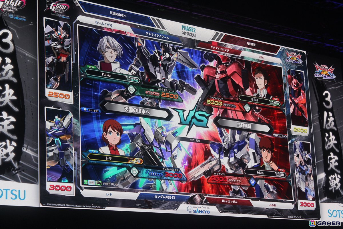「EXVS.2 OB」を採用した「GGGP2024（ガンダムゲームグランプリ2024）」本戦レポート――まさに「横綱」級の強さを誇った2人のコンビが連覇！の画像21