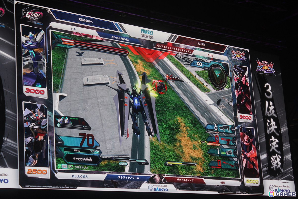 「EXVS.2 OB」を採用した「GGGP2024(ガンダムゲームグランプリ2024)」本戦レポート――まさに「横綱」級の強さを誇った2人のコンビが連覇!の画像