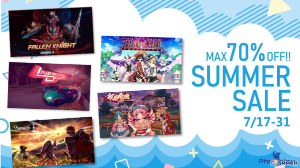 初登場の「とうほう夜雀食堂」や「Fallen Knight - フォールンナイト -」など33作品が最大70％オフに！Phoenixx Summer Saleが実施の画像1