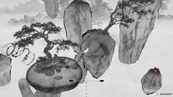 水墨山水画の世界を跳び回るリラックス禅アクションゲーム「TENSEI（点睛）」のPS5/Xbox/Switch/iOS版が8月1日にリリース！の画像4