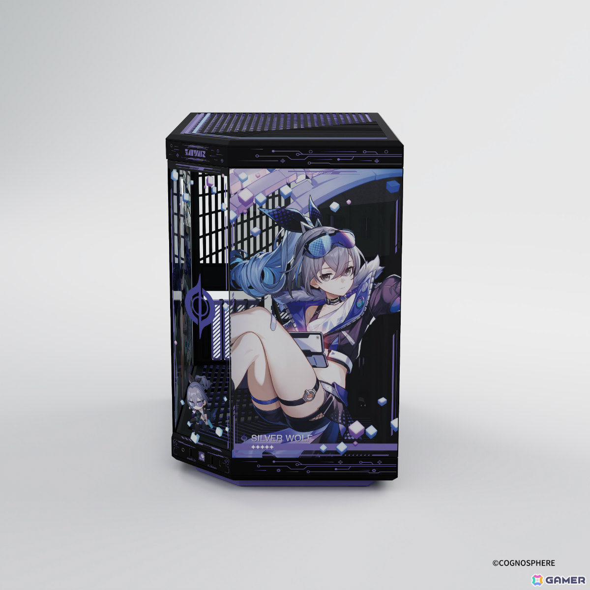 「崩壊：スターレイル」銀狼をモチーフにしたコラボPCケース「HYTE Y70 Silver Wolf Limited Edition」の予約受付が開始！の画像