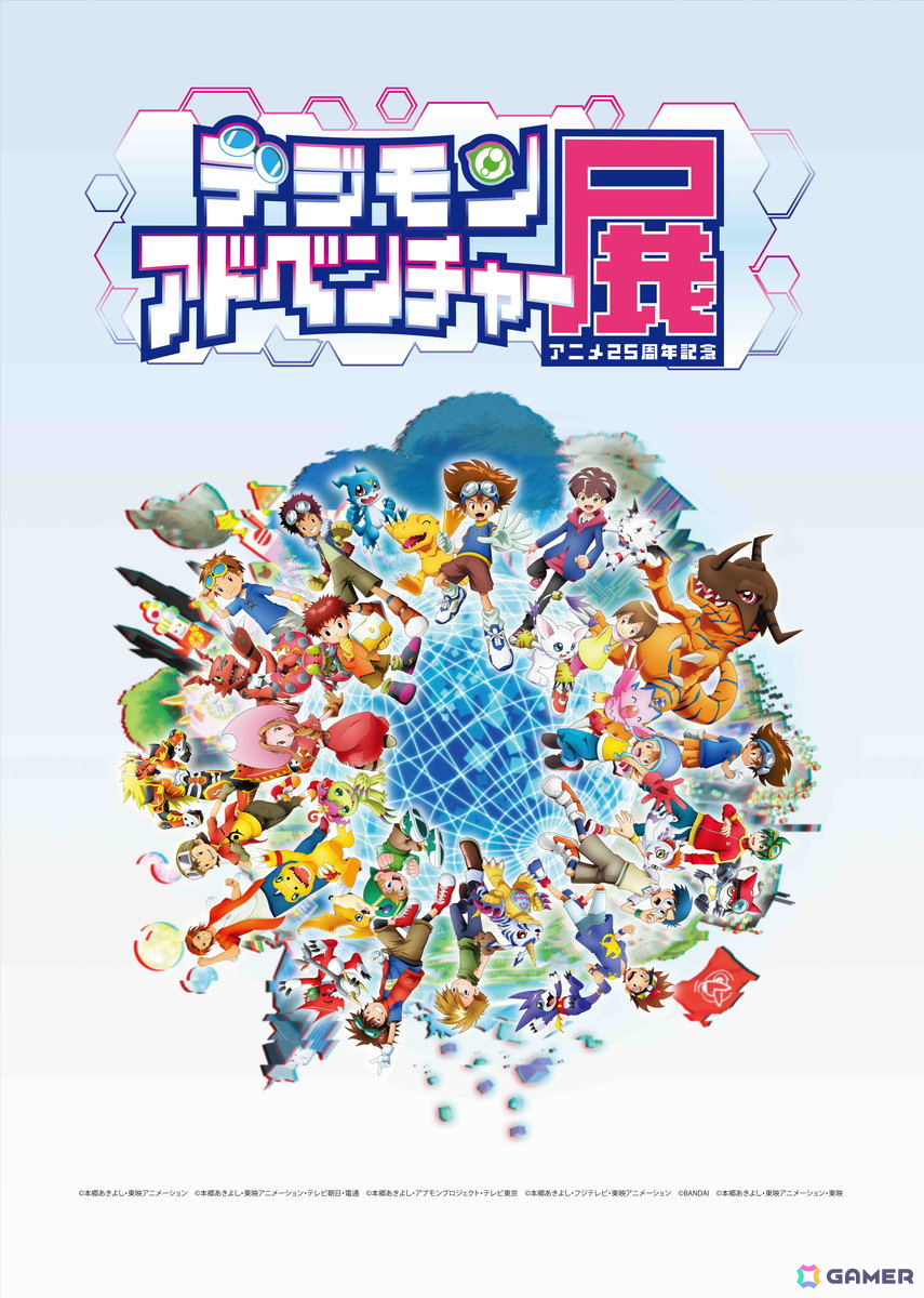 デジモン 25周年記念 デジモンアドベンチャー展 ウォールデコ