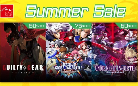 「GUILTY GEAR -STRIVE-」「Under Night InBirth II Sys:Celes」などが最大90％オフ！アークシステムワークスが「Summer Sale」を開催