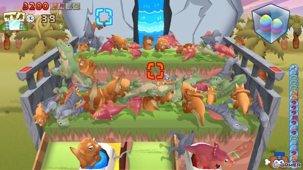 誰でも気軽に楽しめる恐竜落としゲーム「ポイポイ！恐竜パニック」が7月18日にSwitchで配信！の画像