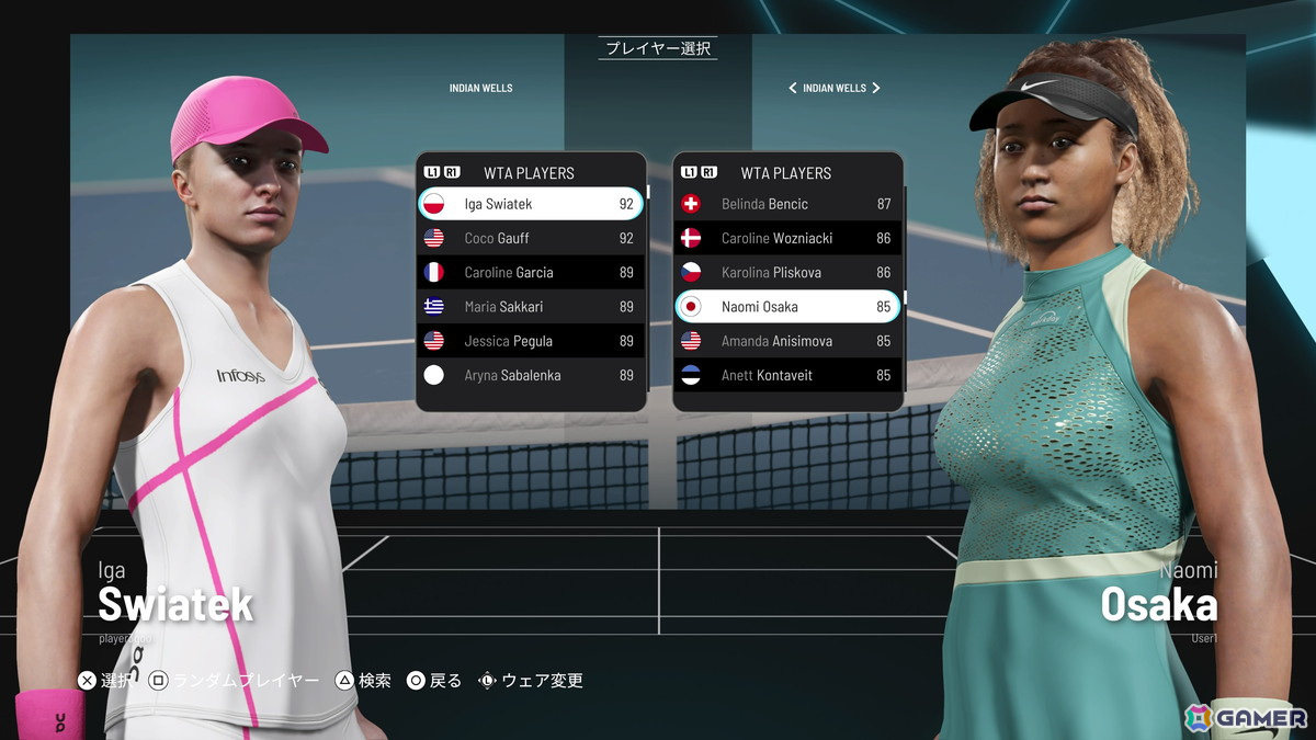 大坂なおみさんや錦織圭さん、西岡良仁さんも登場するテニスゲーム「タイブレーク：Official game of the ATP and WTA」が10月24日にPS5/PS4で発売！の画像7