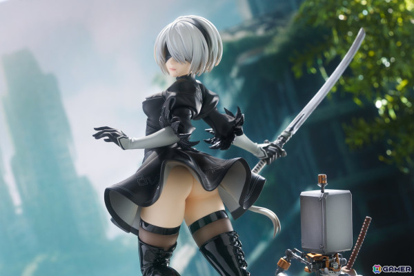 「NieR:Automata Ver1.1a」の2Bが躍動感のあるポージングで1/7スケールフィギュア化！予約受付もスタートの画像7