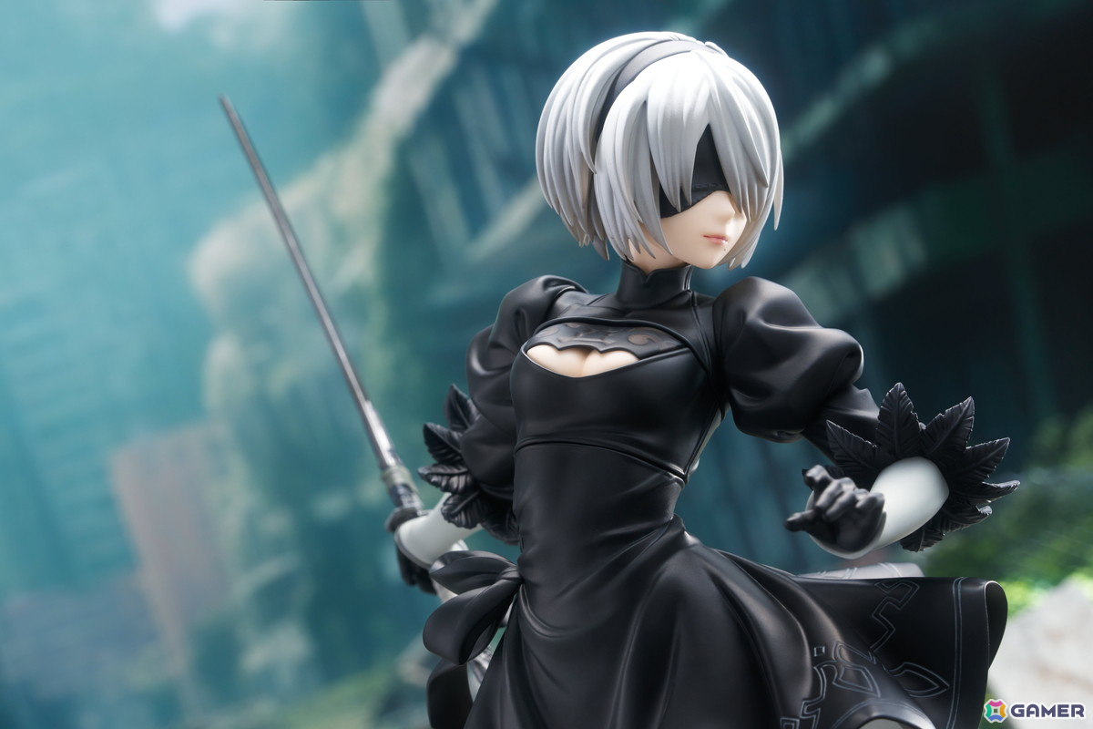 NieR:Automata Ver1.1a」の2Bが躍動感のあるポージングで1/7スケールフィギュア化！予約受付もスタート | Gamer