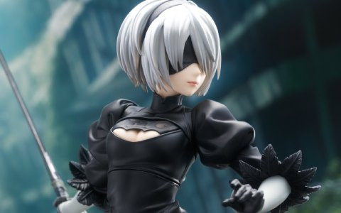 「NieR:Automata Ver1.1a」の2Bが躍動感のあるポージングで1/7スケールフィギュア化！予約受付もスタート