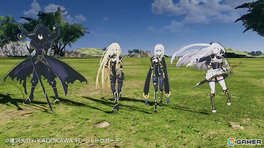 「PSO2 ニュージェネシス」でアニメ「陰の実力者になりたくて!」とのコラボが開催!ログインでシャドウたちのアクリルスタンド風ビルドパーツがもらえるの画像