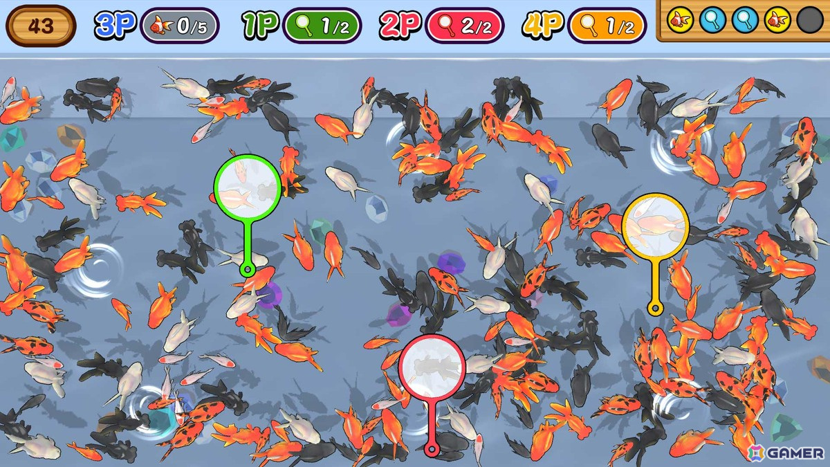 「人狼金魚」が8月1日にSwitchで配信！金魚役と金魚をすくうポイ役に分かれて戦うパーティゲームの画像
