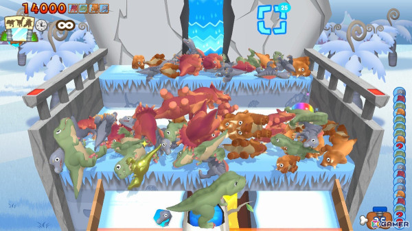 プッシャー系恐竜落としゲーム「ポイポイ！恐竜パニック」がSwitchで配信！の画像