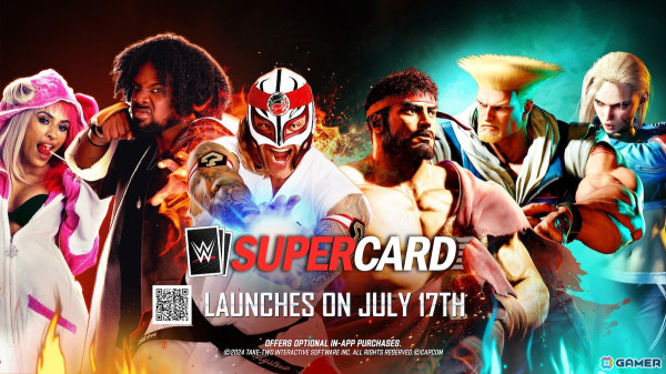 「WWE SuperCard」で「ストリートファイター6」とのコラボが開催！WWEスターが好きなファイターに扮したコスプレカードが登場の画像1