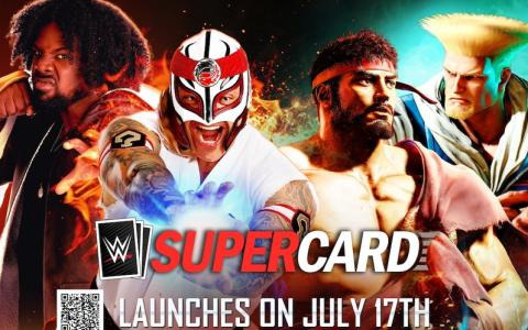 「WWE SuperCard」で「ストリートファイター6」とのコラボが開催！WWEスターが好きなファイターに扮したコスプレカードが登場