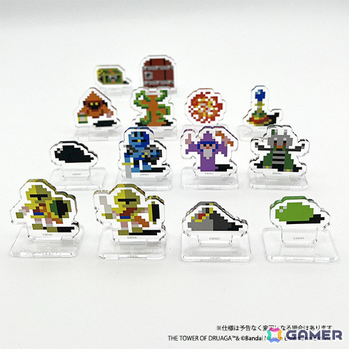「ドルアーガの塔」40周年イヤーがスタート！ドット絵アクリルスタンドなどの新グッズが第1弾として登場の画像4