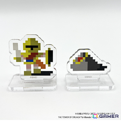 「ドルアーガの塔」40周年イヤーがスタート!ドット絵アクリルスタンドなどの新グッズが第1弾として登場の画像