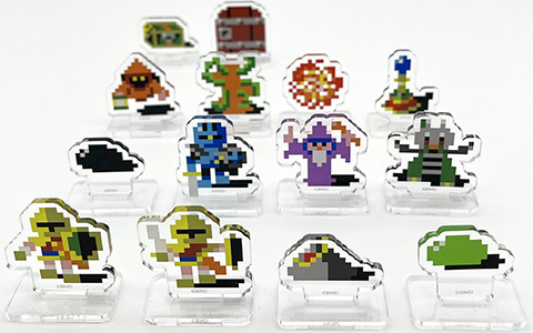 「ドルアーガの塔」40周年イヤーがスタート！ドット絵アクリルスタンドなどの新グッズが第1弾として登場