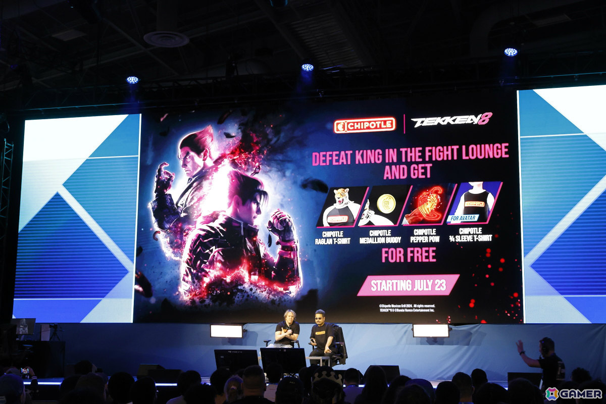 EVO 2024「鉄拳8」ブースの初日レポートが公開！リディアの試遊に加えメキシコ料理レストラン「Chipotle」とのコラボも発表にの画像32