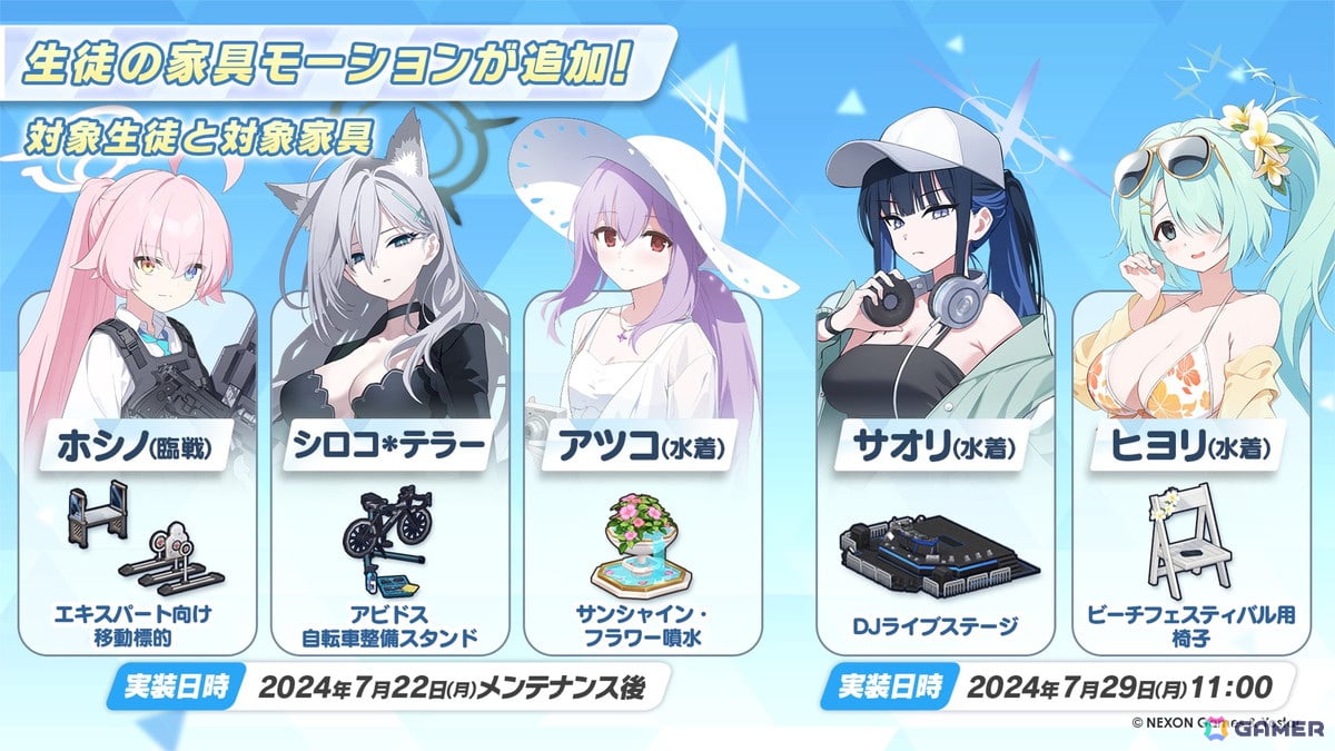 「ブルアカ」3.5周年でホシノ（臨戦）とシロコ＊テラーが登場！水着姿のサオリ、アツコ、ヒヨリが登場するアリウススクワッドのイベントもの画像50