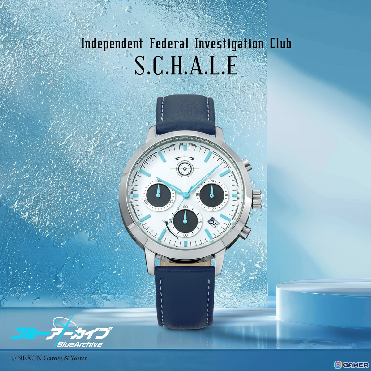 ブルーアーカイブ　先生モデル　オリジナルソーラーウォッチ　限定特典付き 腕時計 ブルアカ」連邦捜査部・シャーレの顧問を務める先生をイメージした