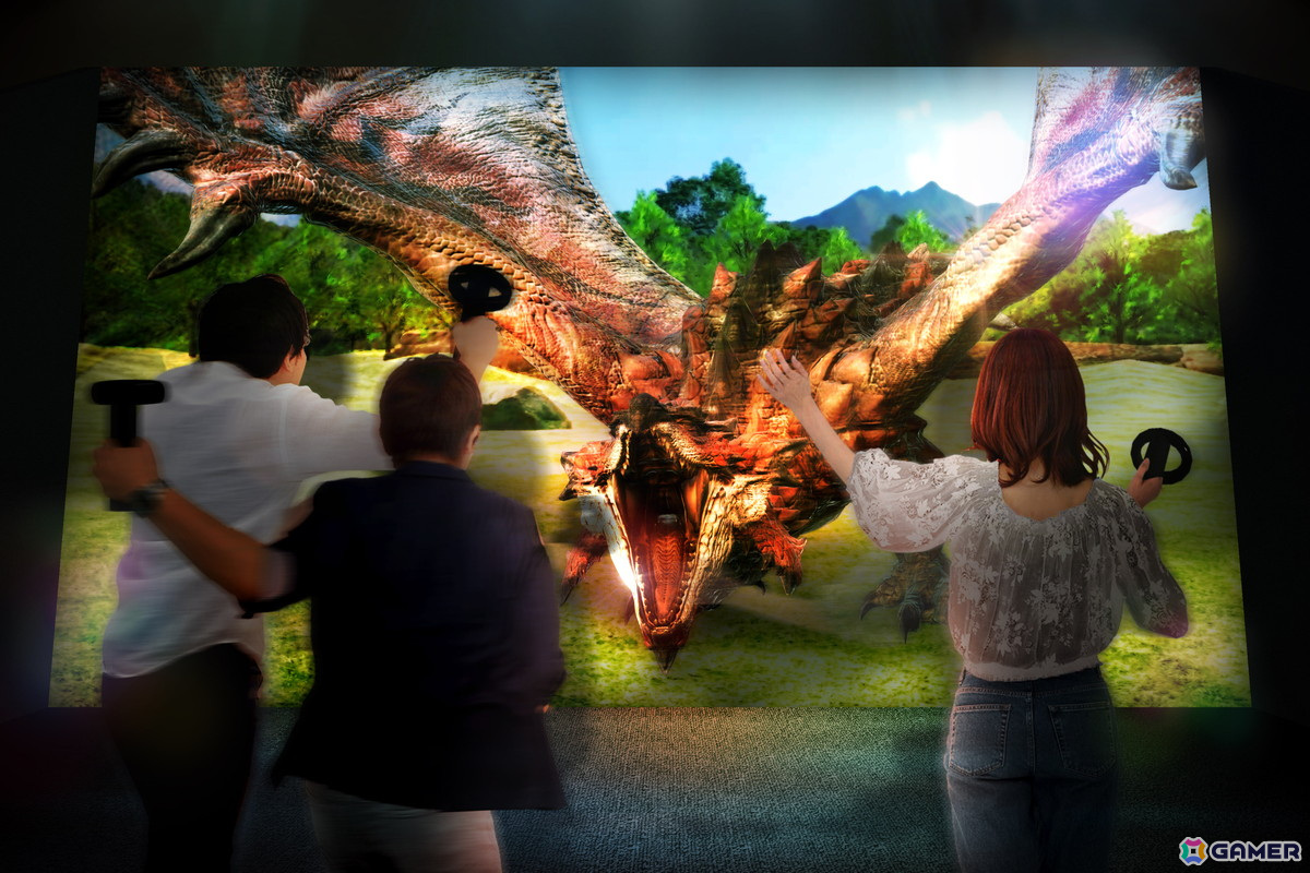ニジゲンノモリにて「モンスターハンター」コラボアトラクションが7月27日より開催!リオレウスの討伐に挑戦の画像