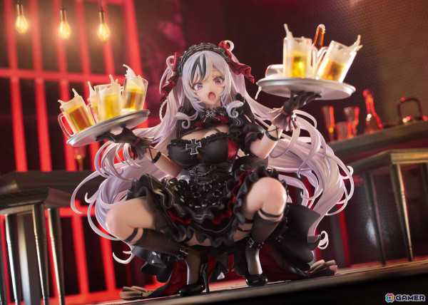 「アズールレーン」エルベが両手に大量のビールを運ぶ姿でフィギュア化！の画像3