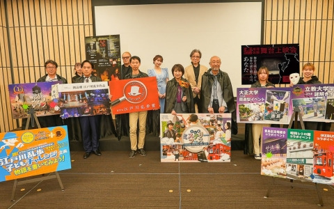 11月1日より開催される江戸川乱歩生誕130周年記念「としまミステリーフェス」の記者発表会レポートが公開―冒頭からゲストが行方不明になる事件も